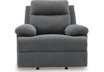 charcoal fabric recliners   