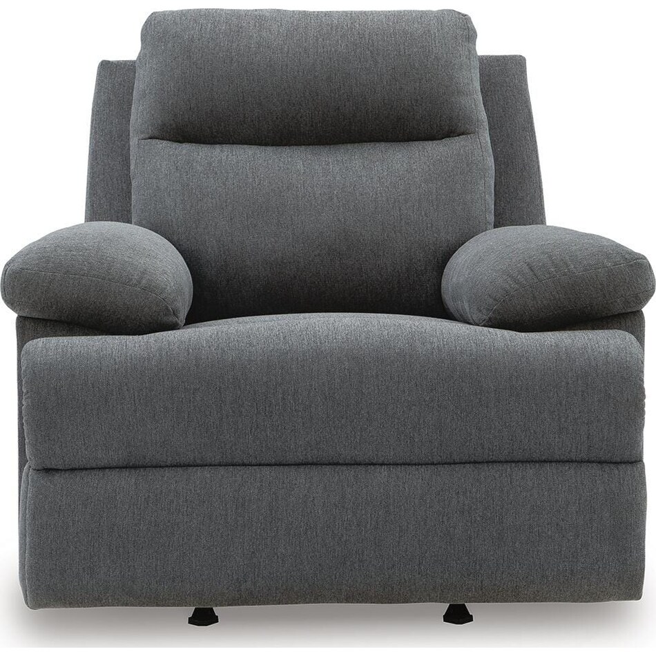 charcoal fabric recliners   