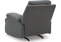charcoal fabric recliners   