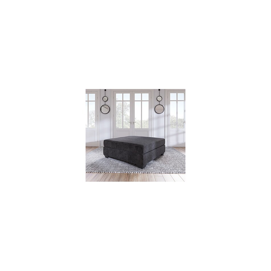 charcoal fabric sectional   