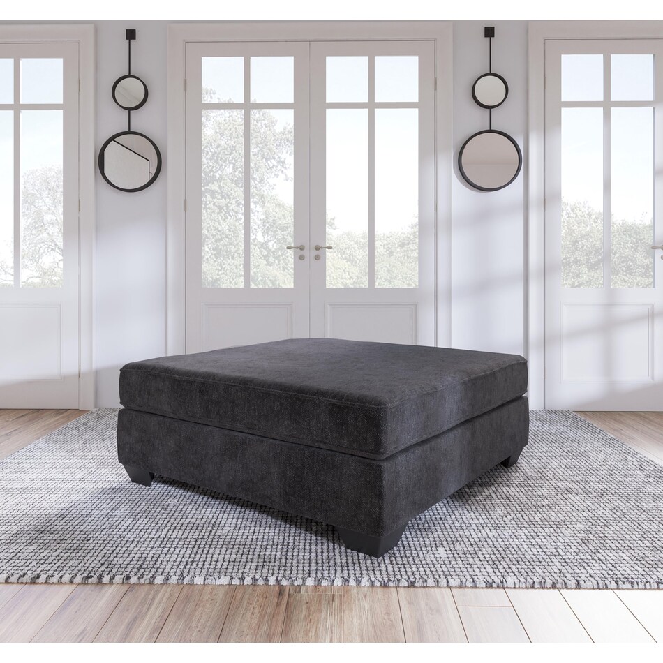 charcoal fabric sectional   