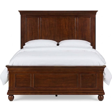 Rustic Traditions Panel Bed-Rustic Cherry