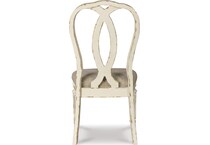 chipped white dinettes   