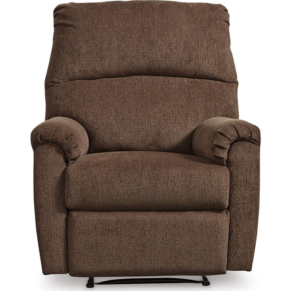 chocolate fabric recliners   