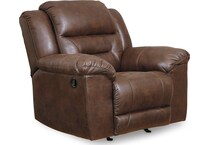 chocolate fabric recliners   