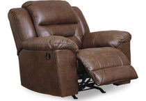 chocolate fabric recliners   