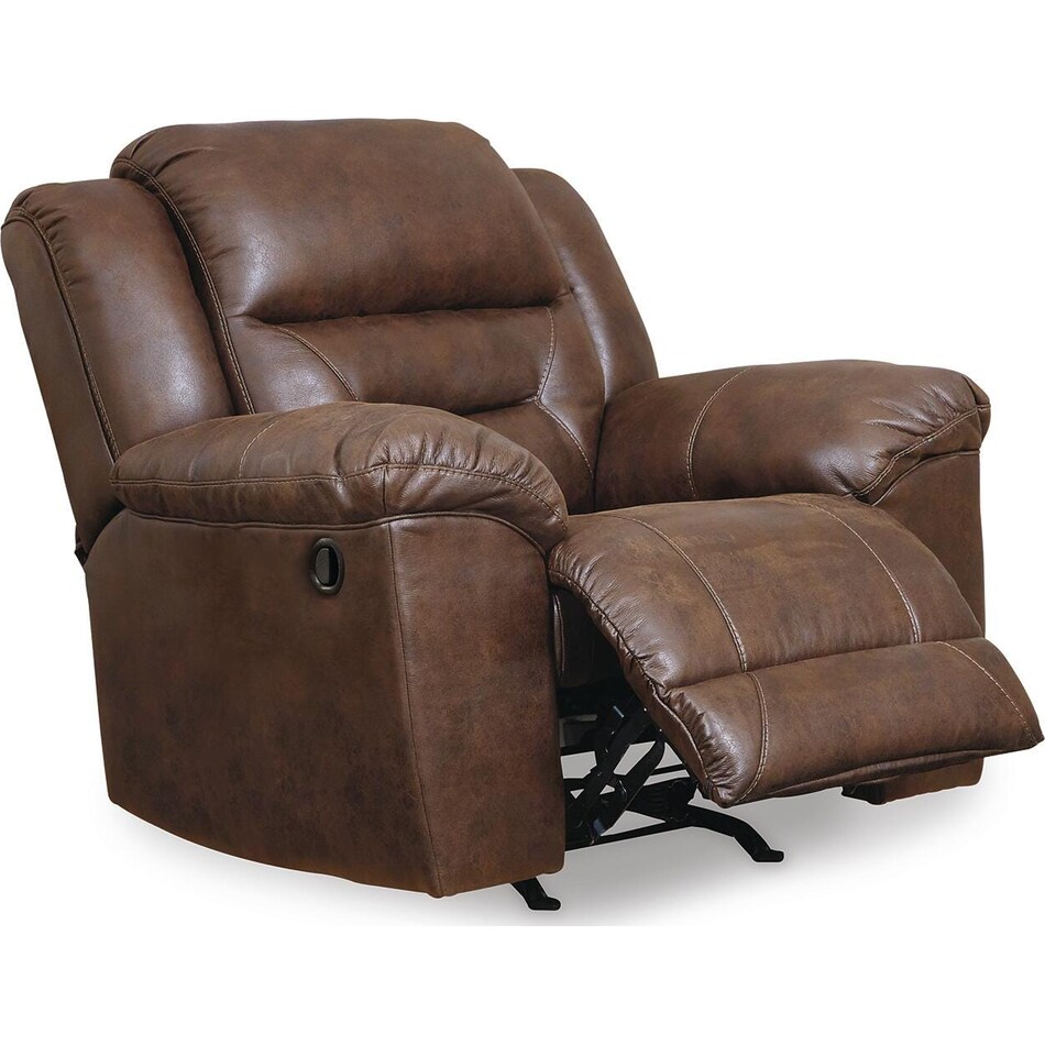 chocolate fabric recliners   