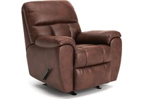 chocolate leather recliner   