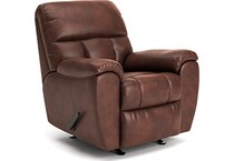 chocolate leather recliner   