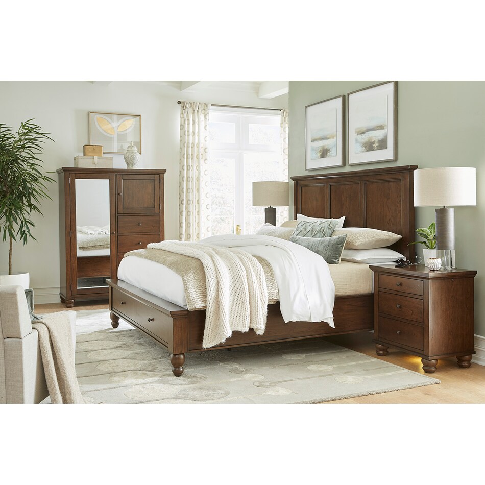 classic cherry bedroom   