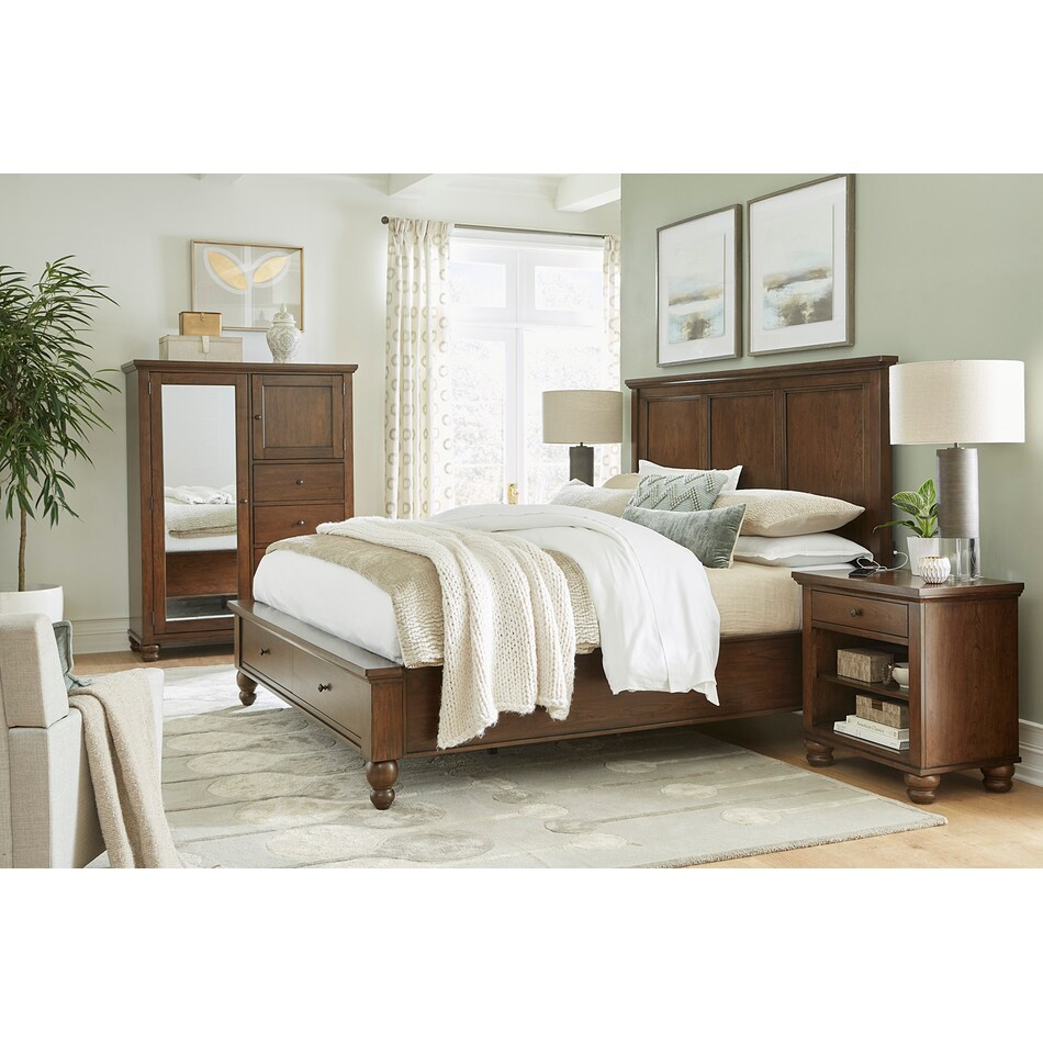 classic cherry bedroom   