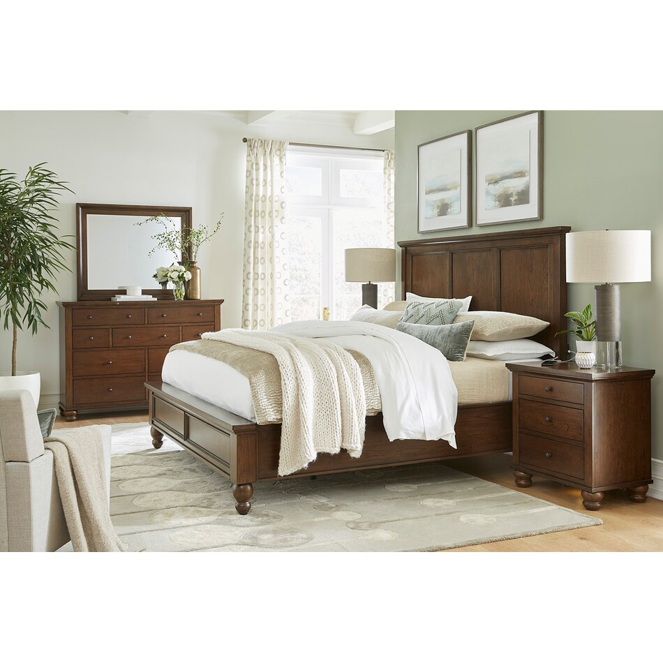 classic cherry bedroom   