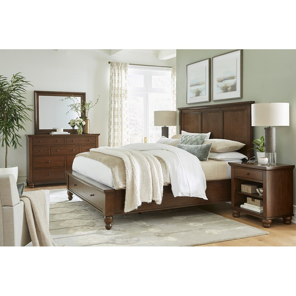 classic cherry bedroom   