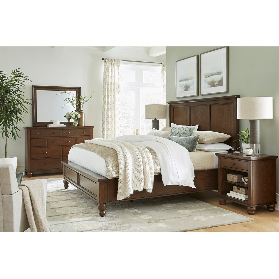classic cherry bedroom   