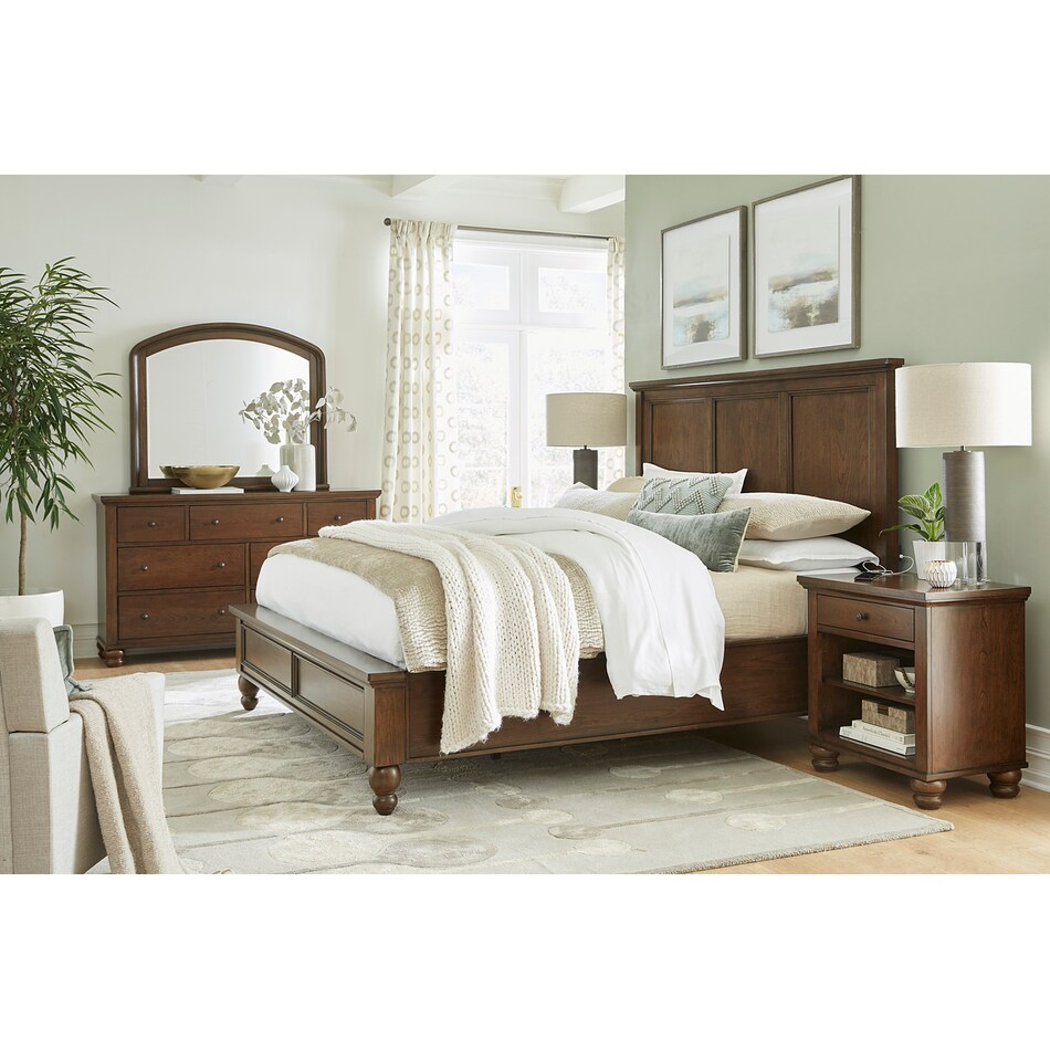 classic cherry bedroom   