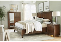 classic cherry bedroom   