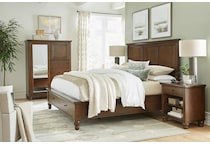 classic cherry bedroom   