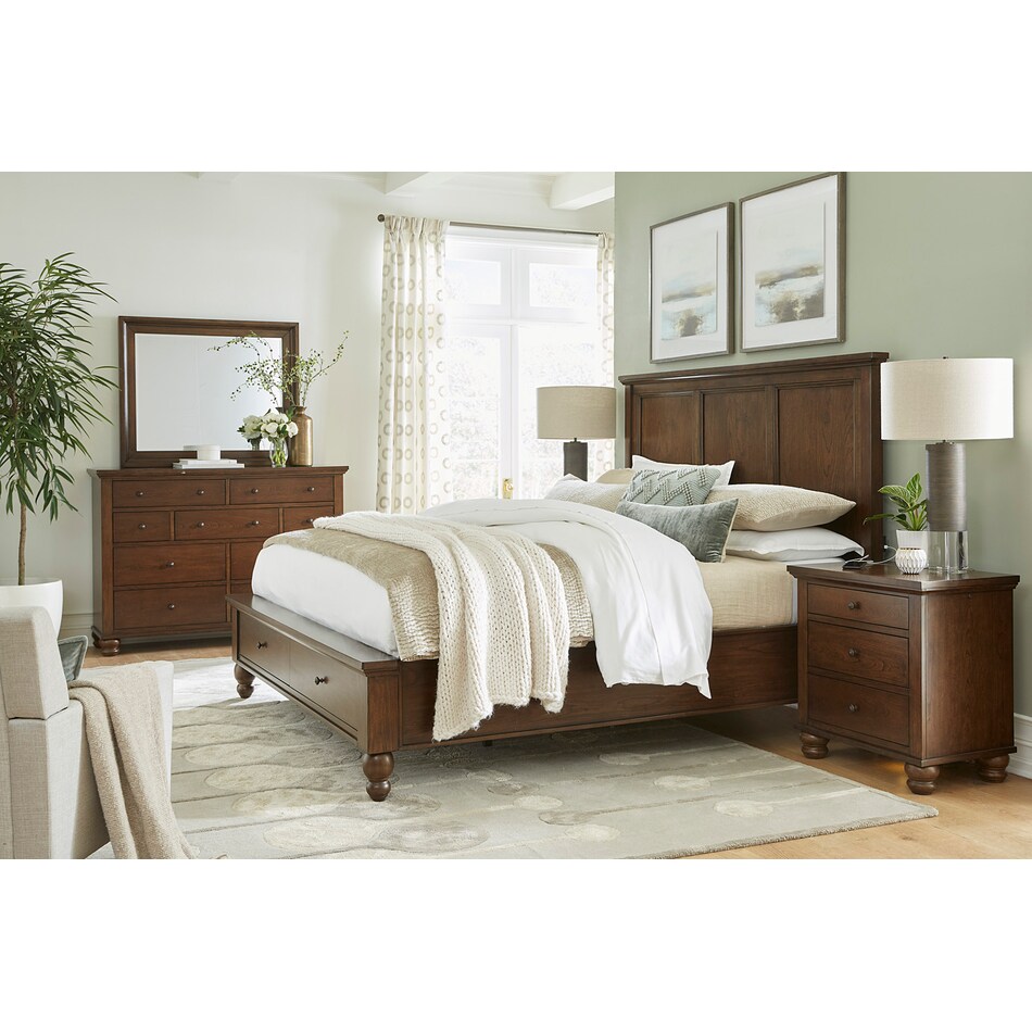 classic cherry bedroom   