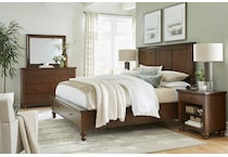 classic cherry bedroom   