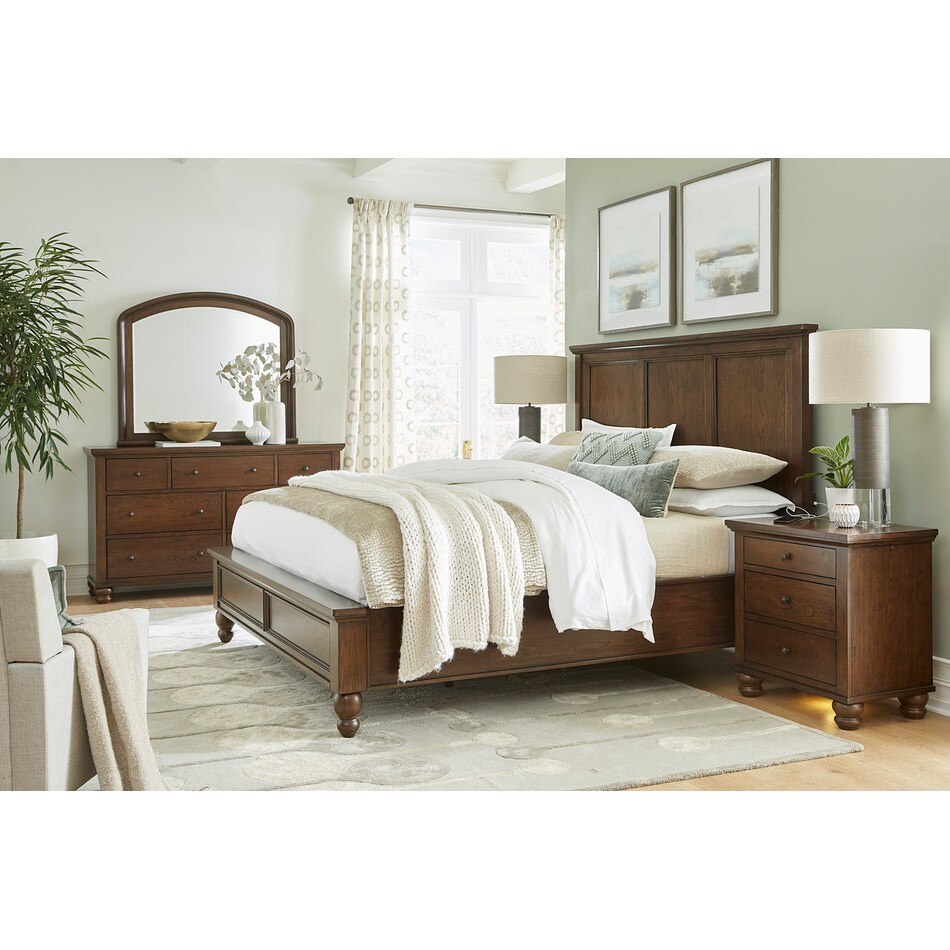classic cherry bedroom   