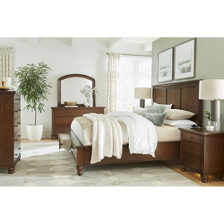 classic cherry bedroom   