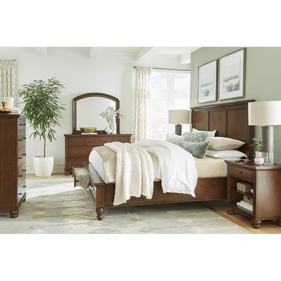 classic cherry bedroom   