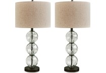 clear black lamps   