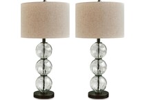 clear black lamps   