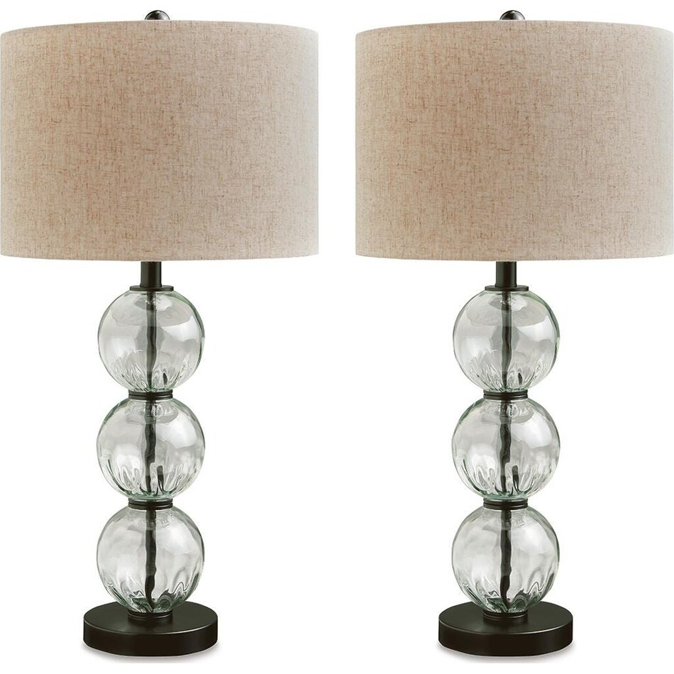 clear black lamps   