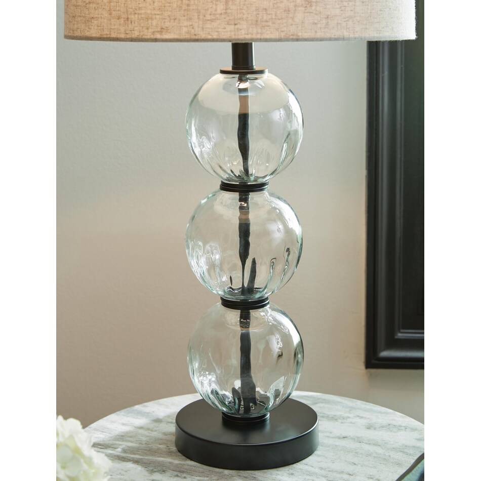 clear black lamps   