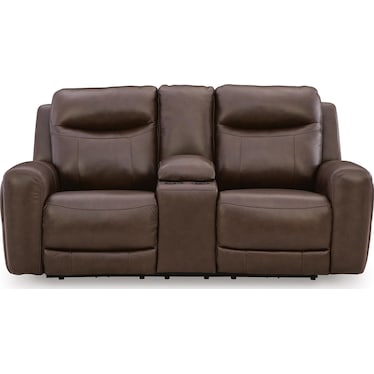 Gravier Power Reclining Loveseat with Console