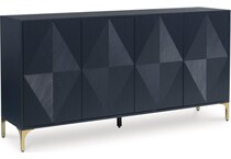 dark blue wall units   