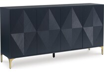 dark blue wall units   
