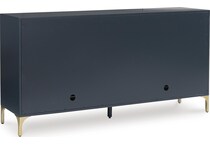 dark blue wall units   