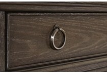 dark brown bedroom   