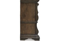 dark brown bedroom   