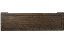 dark brown bedroom   