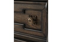 dark brown bedroom   