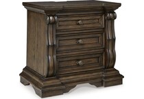 dark brown bedroom   