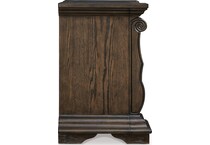 dark brown bedroom   