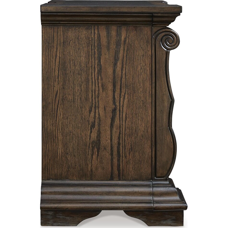 dark brown bedroom   