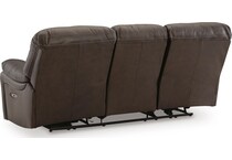 dark brown leather upholstery   