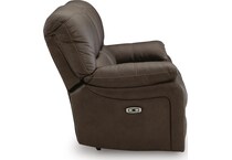 dark brown leather upholstery   