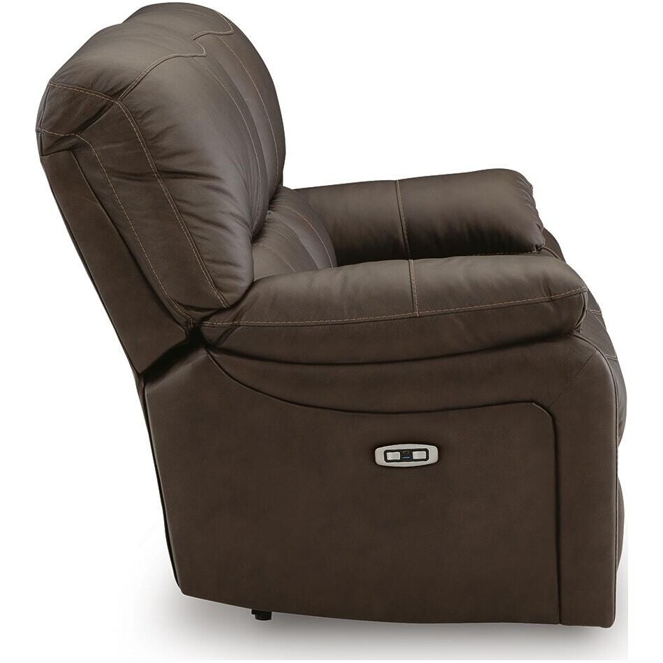 dark brown leather upholstery   