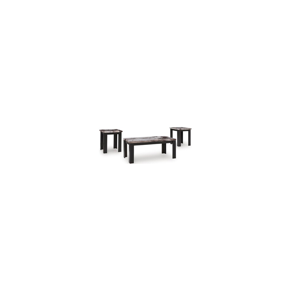 dark brown occasional tables   