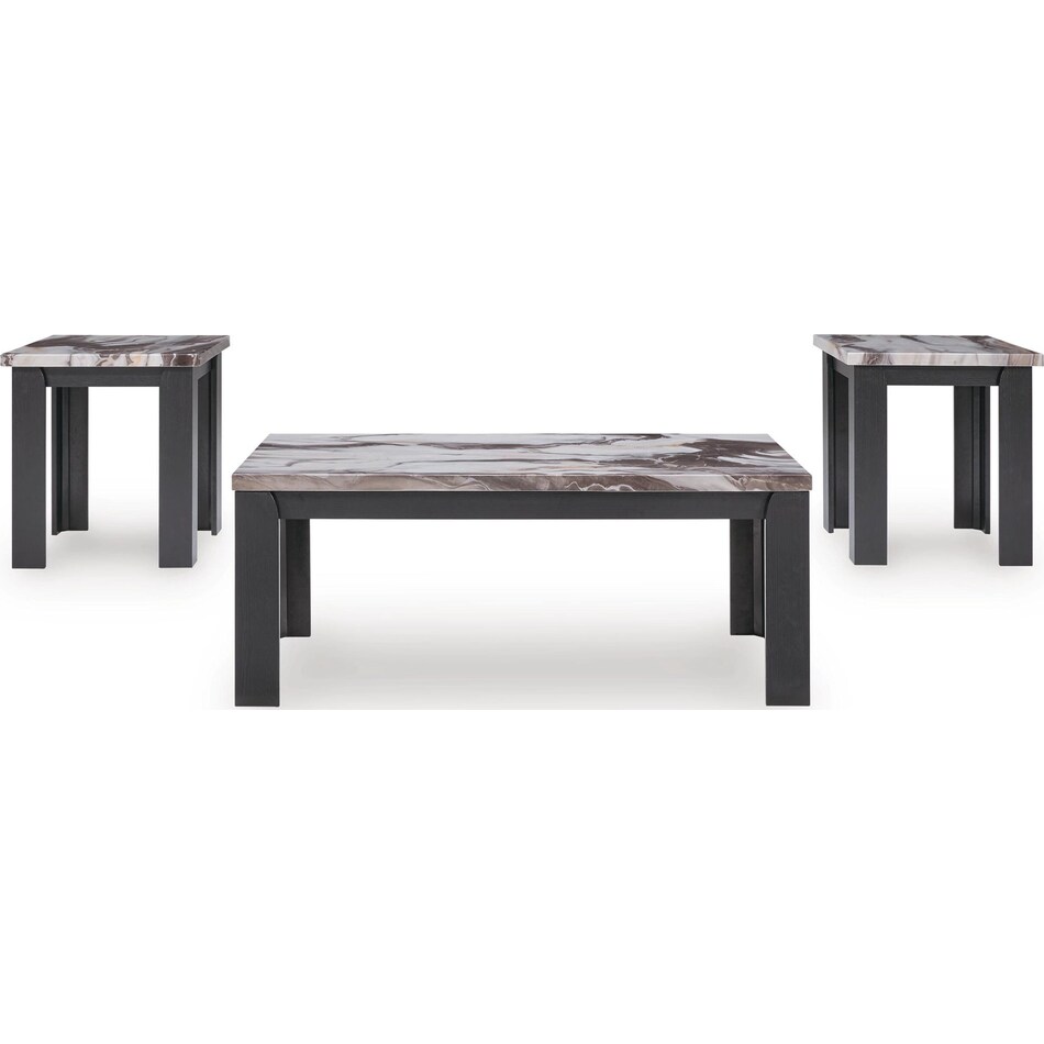 dark brown occasional tables   