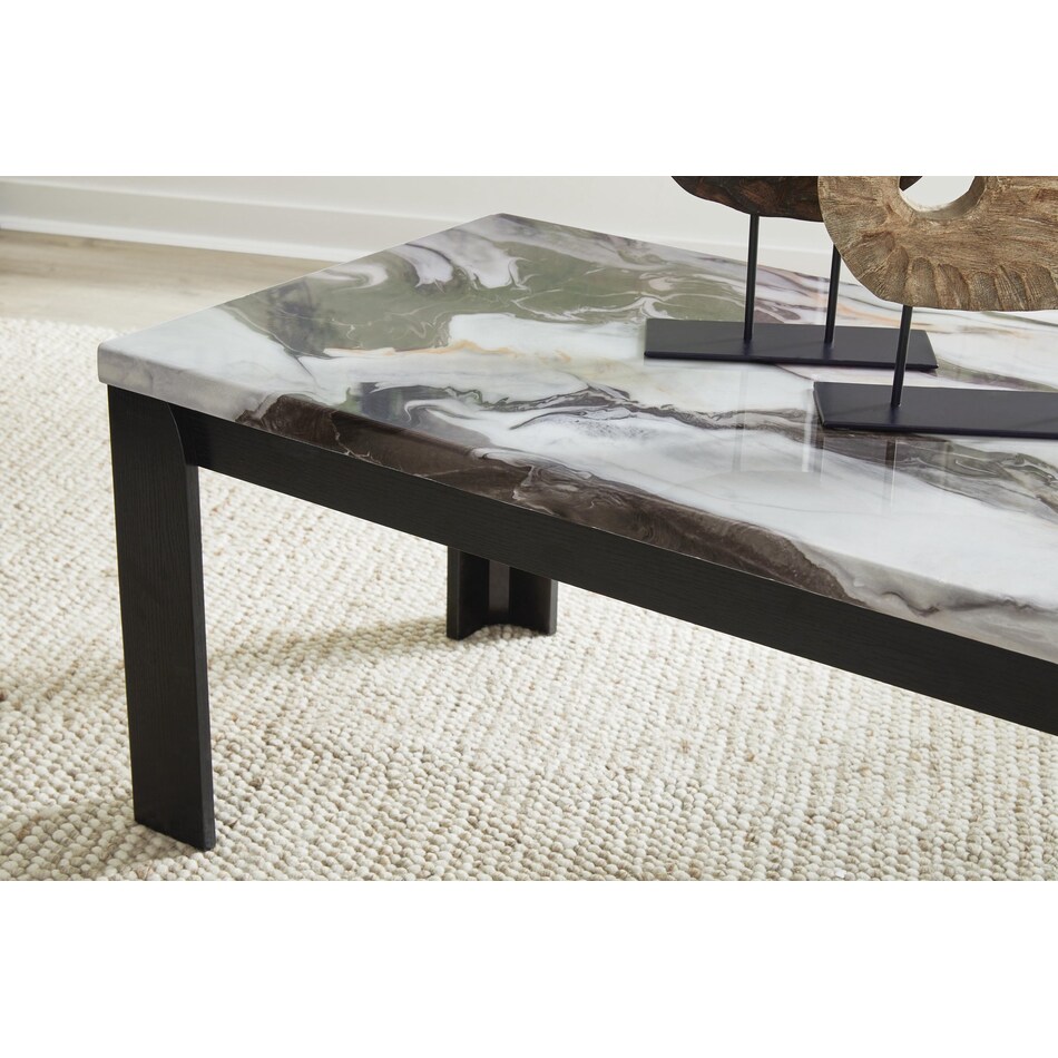 dark brown occasional tables   