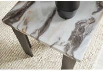 dark brown occasional tables   