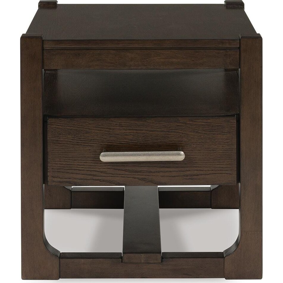 dark brown occasional tables   