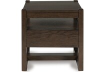 dark brown occasional tables   